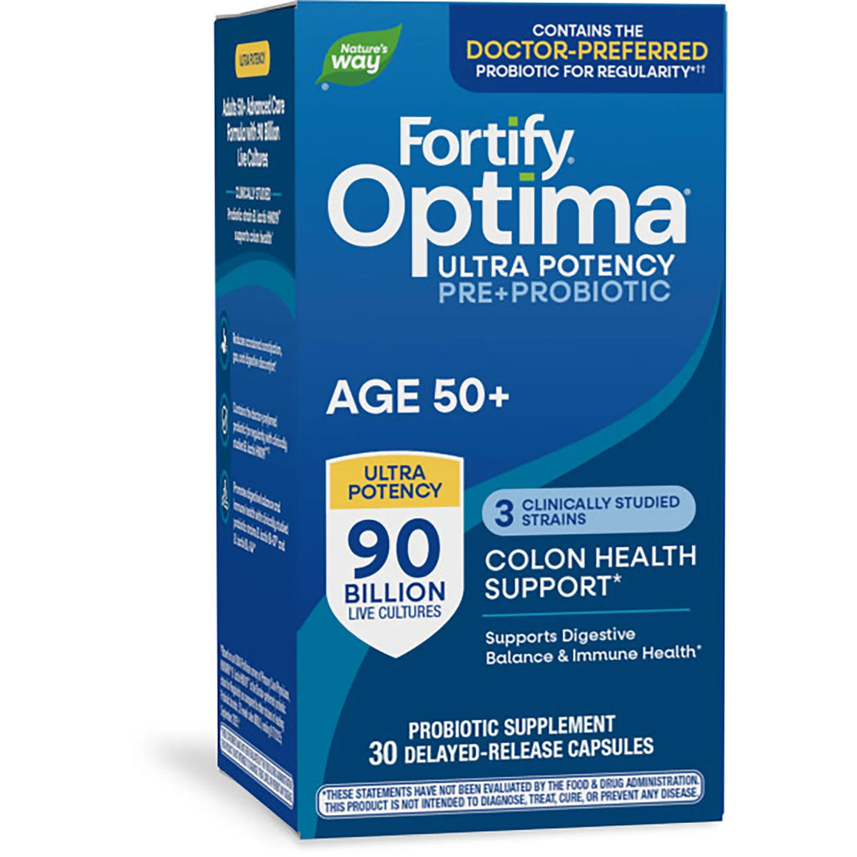 Fortify Optima Ultra Potency Pre + Probiotic Age 50+