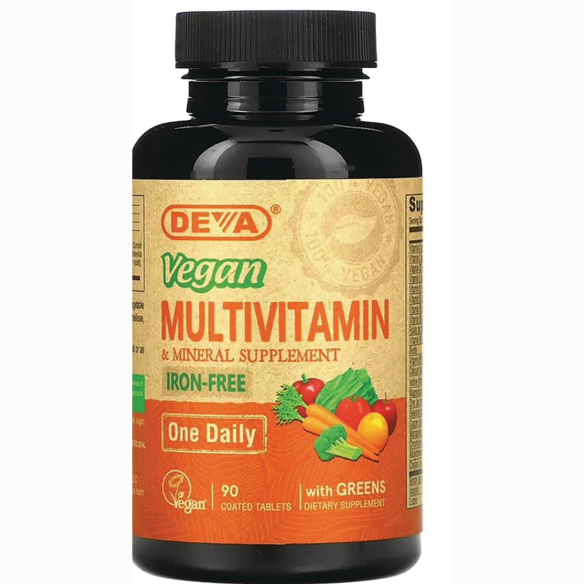 Vegan Multivitamin & Mineral Iron Free