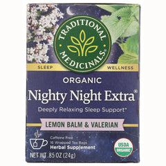 Organic Nighty Night Tea - Lemon Balm & Valerian