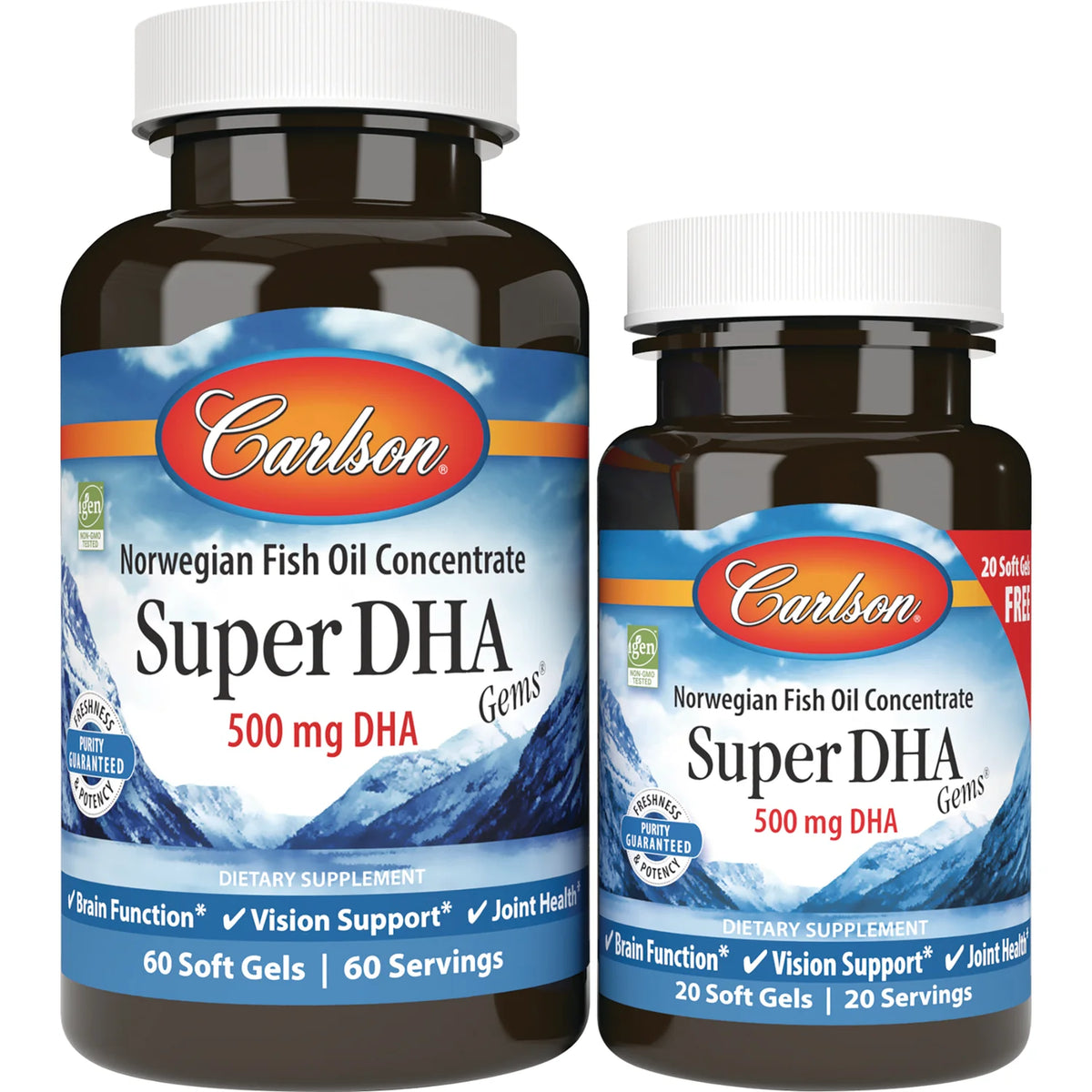 Norwegian Fish Oil Concentrate Super DHA Gems