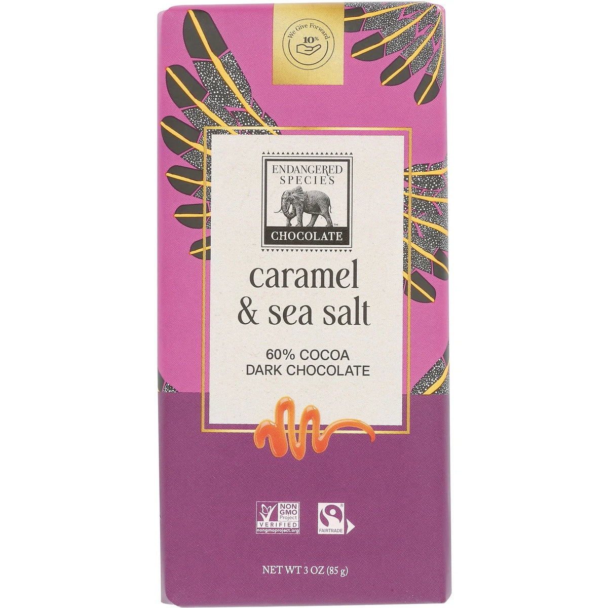 60% Cocoa Dark Chocolate - Caramel & Sea Salt