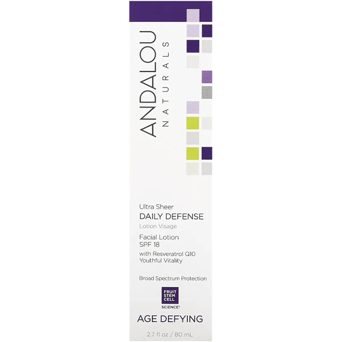 Age Defying Ultra Sheer Daily Defense Facial Lotion - SPF 18