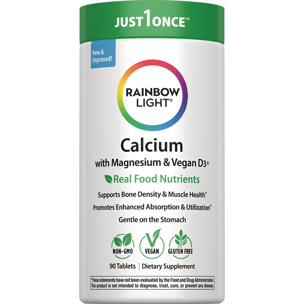 Calcium with Magnesium & Vegan D3+