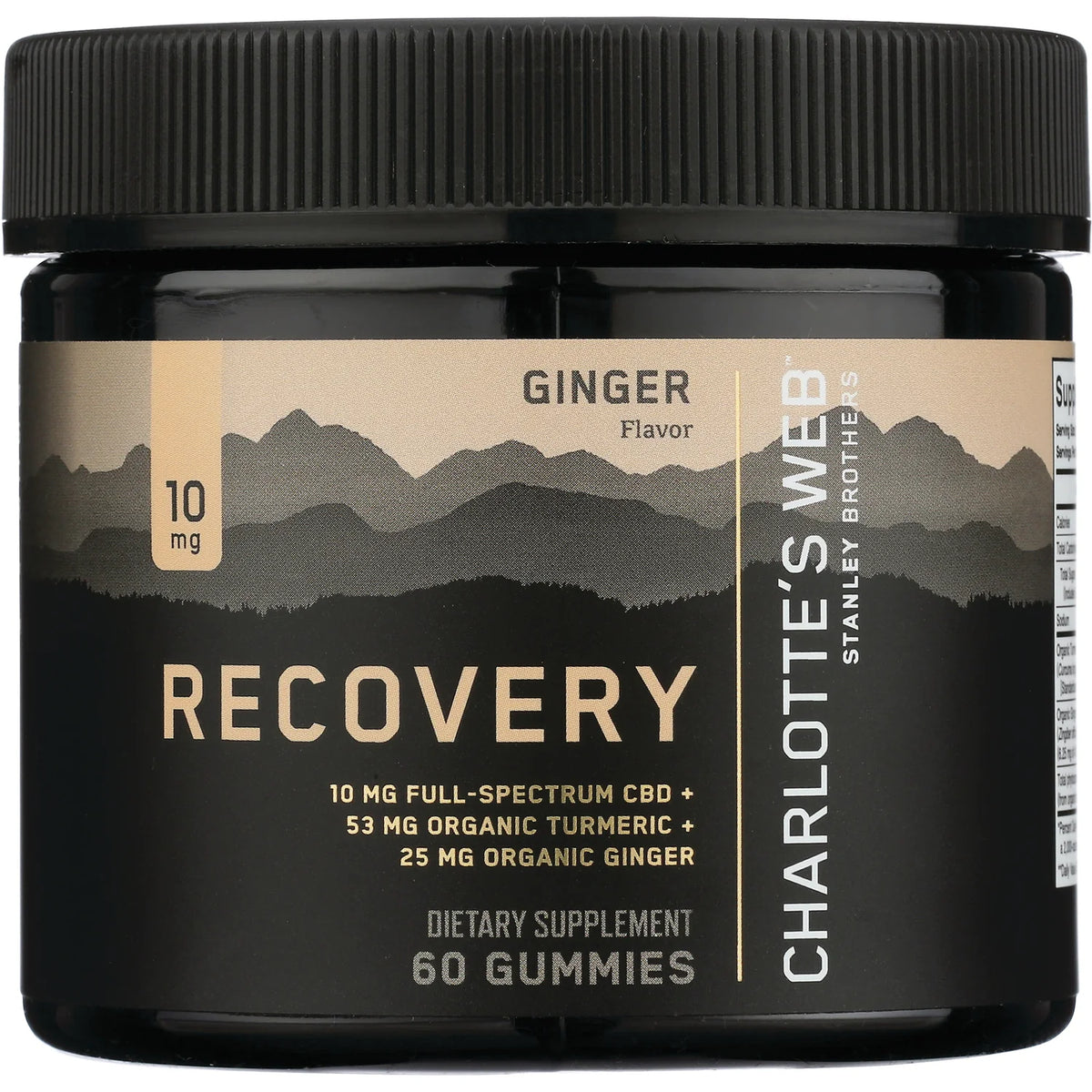 CBD Recovery Gummies - Ginger