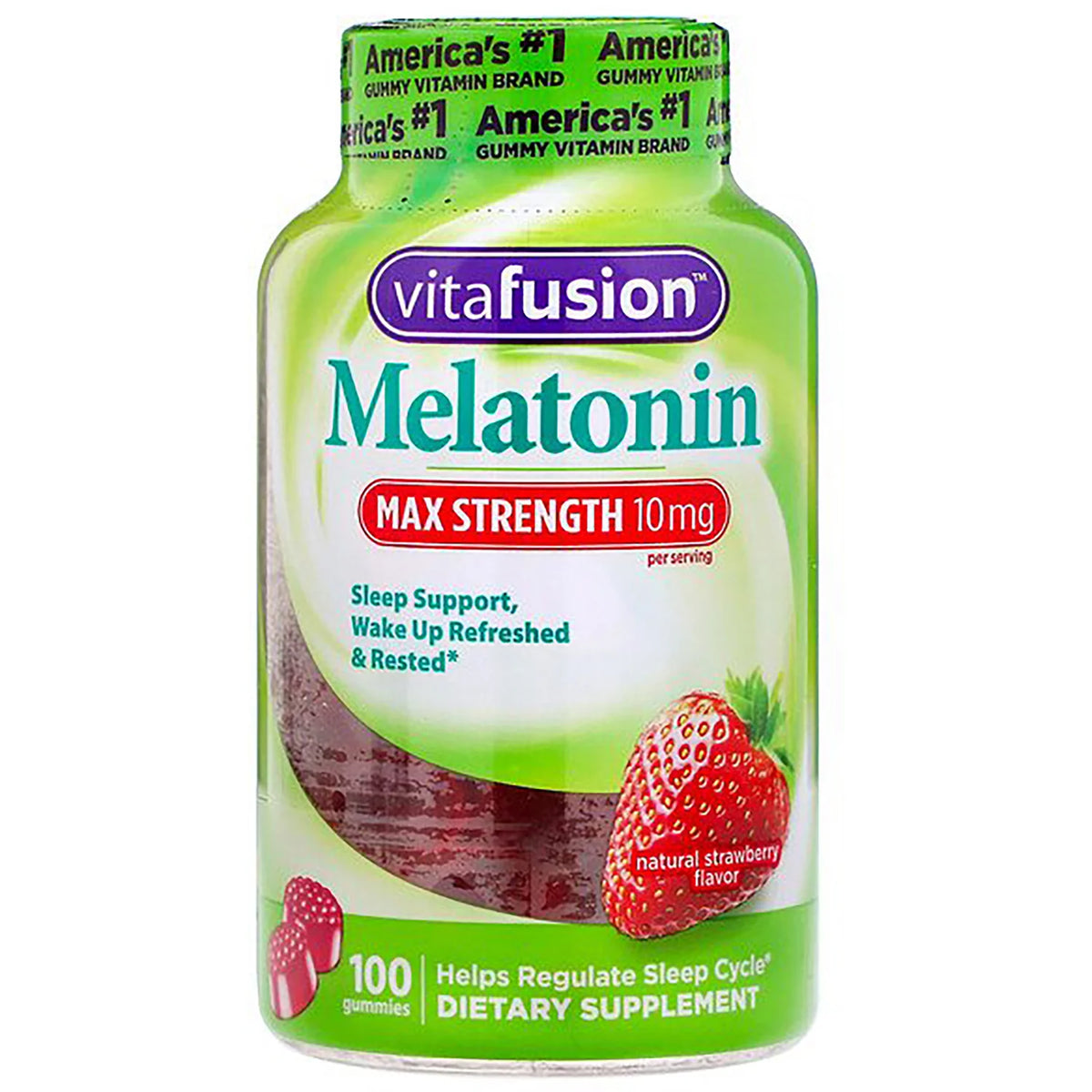 Max Strength Melatonin Gummies - Strawberry