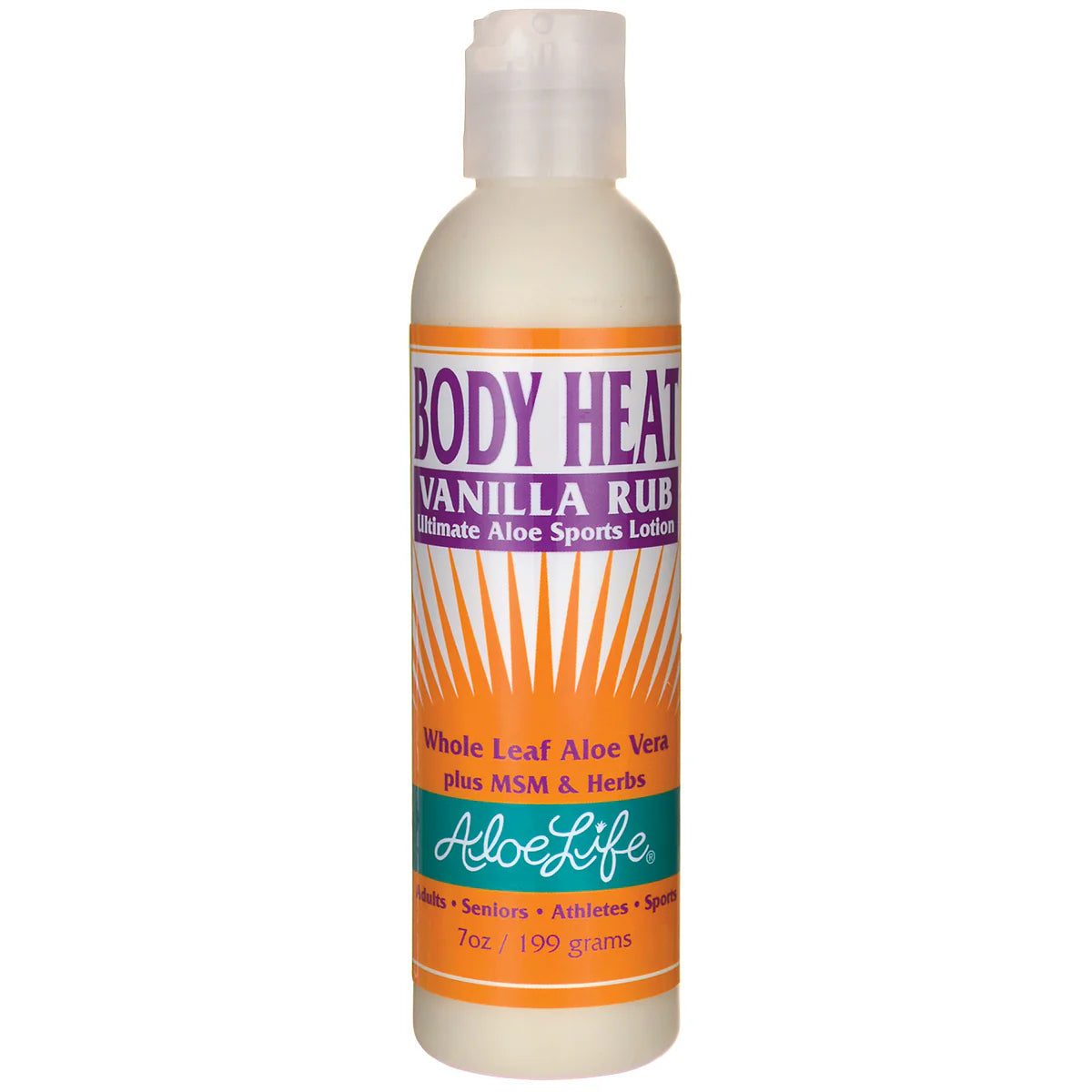 Body Heat Vanilla Rub Ultimate Aloe Sports Lotion