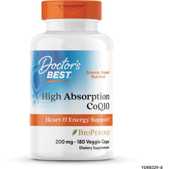 High Absorption CoQ10 with BioPerine 200mg Veggie Caps