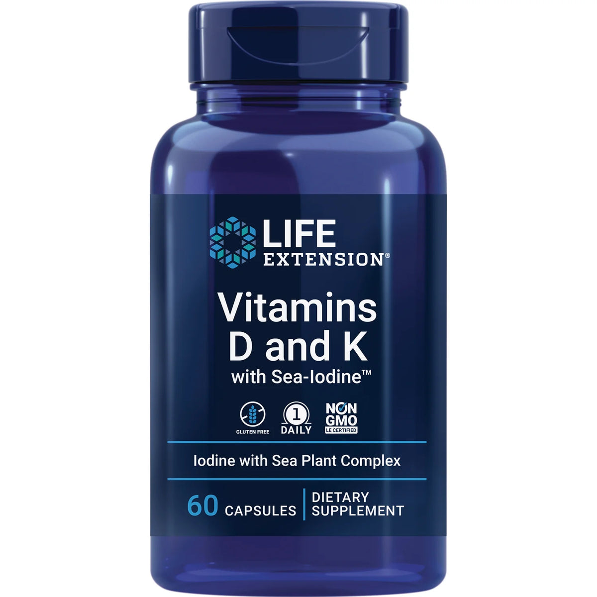 Vitamins D and K with Sea-Iodine