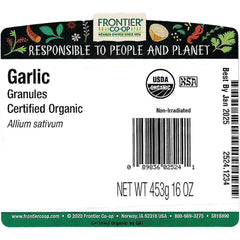 Organic Garlic Granules