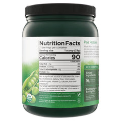 100% Organic Pea Protein Powder - Non-GMO Unflavored