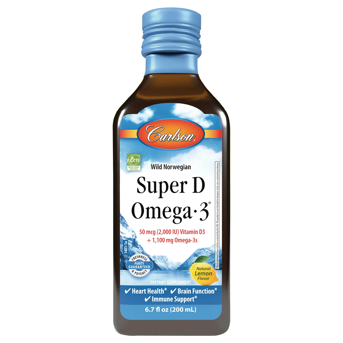 Wild Norwegian Super D Omega-3 - Lemon