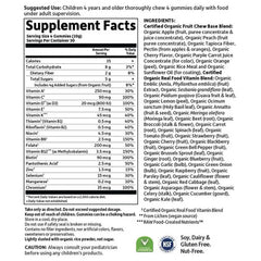 Kids Multi Organic Fruit + Vitamins Gummies - Organic Cherry