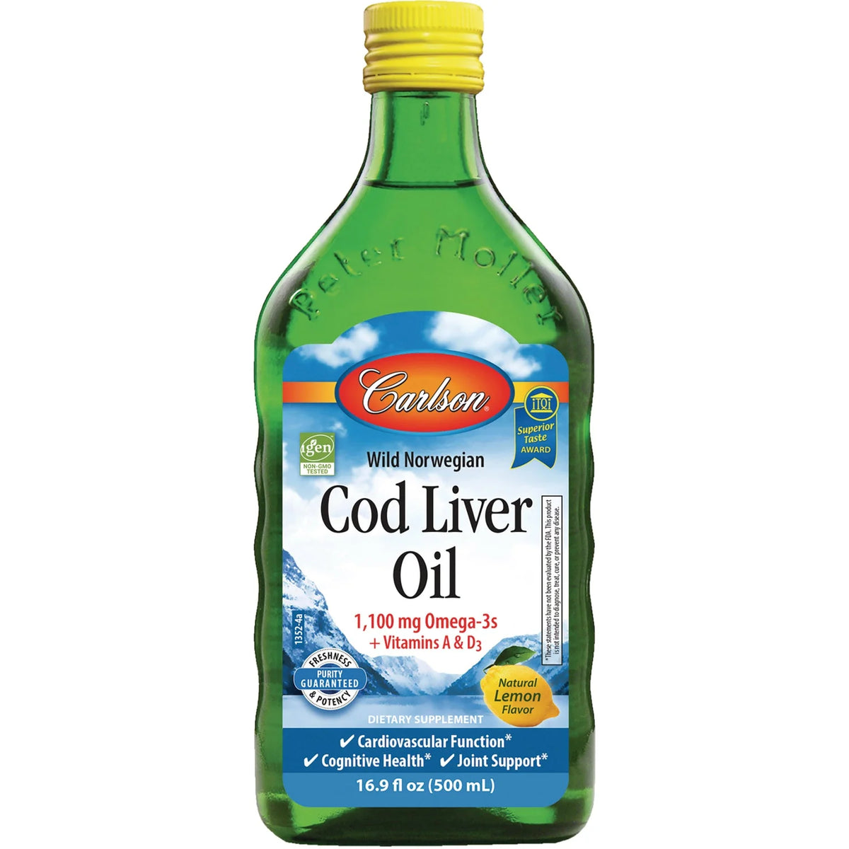 Wild Norwegian Cod Liver Oil - Lemon