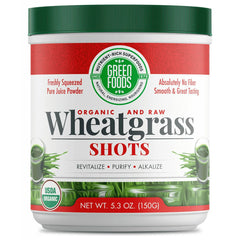 Organic and Raw Wheatgrass Shots