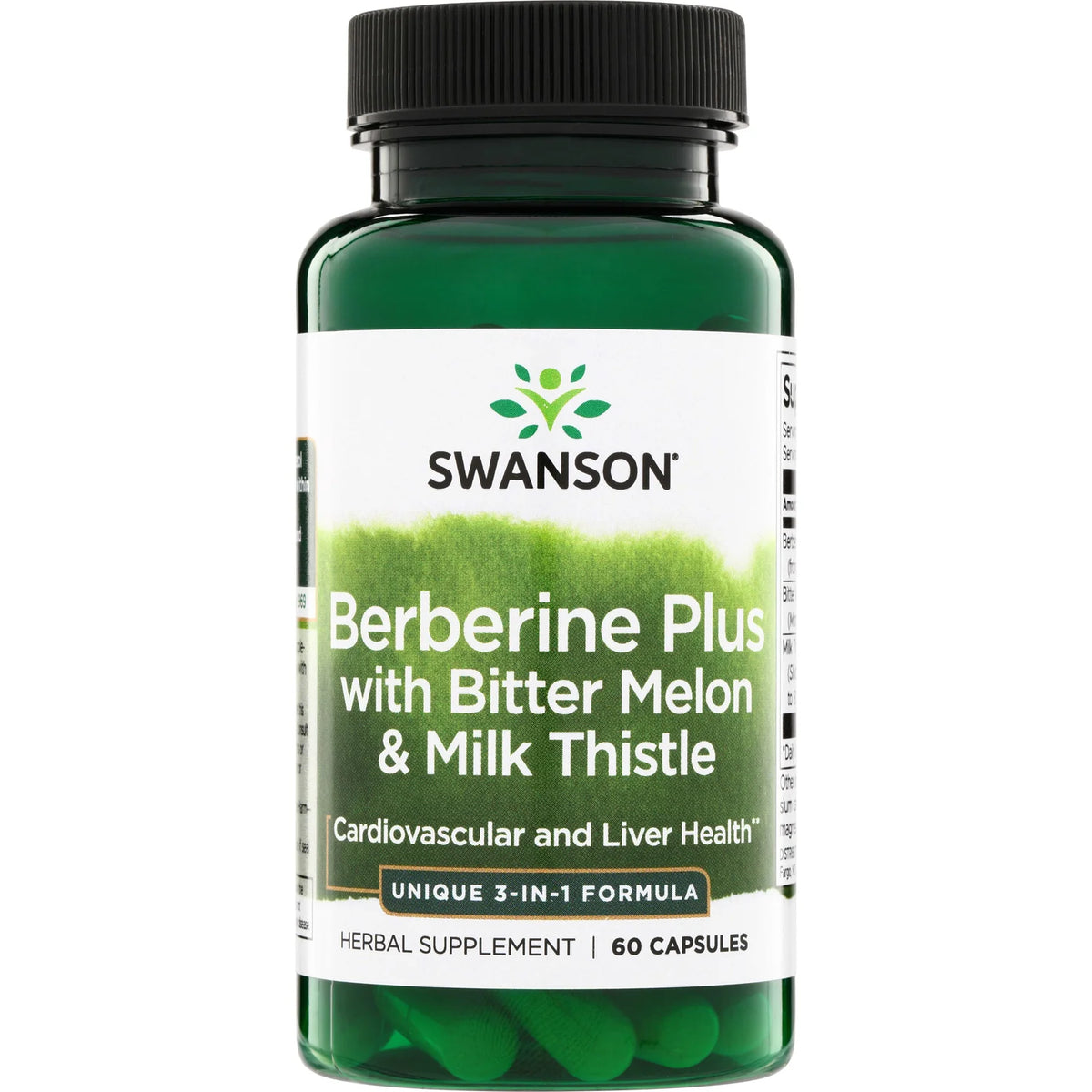 Berberine Plus with Bitter Melon & Milk Thistle - 3-in-1 Formula