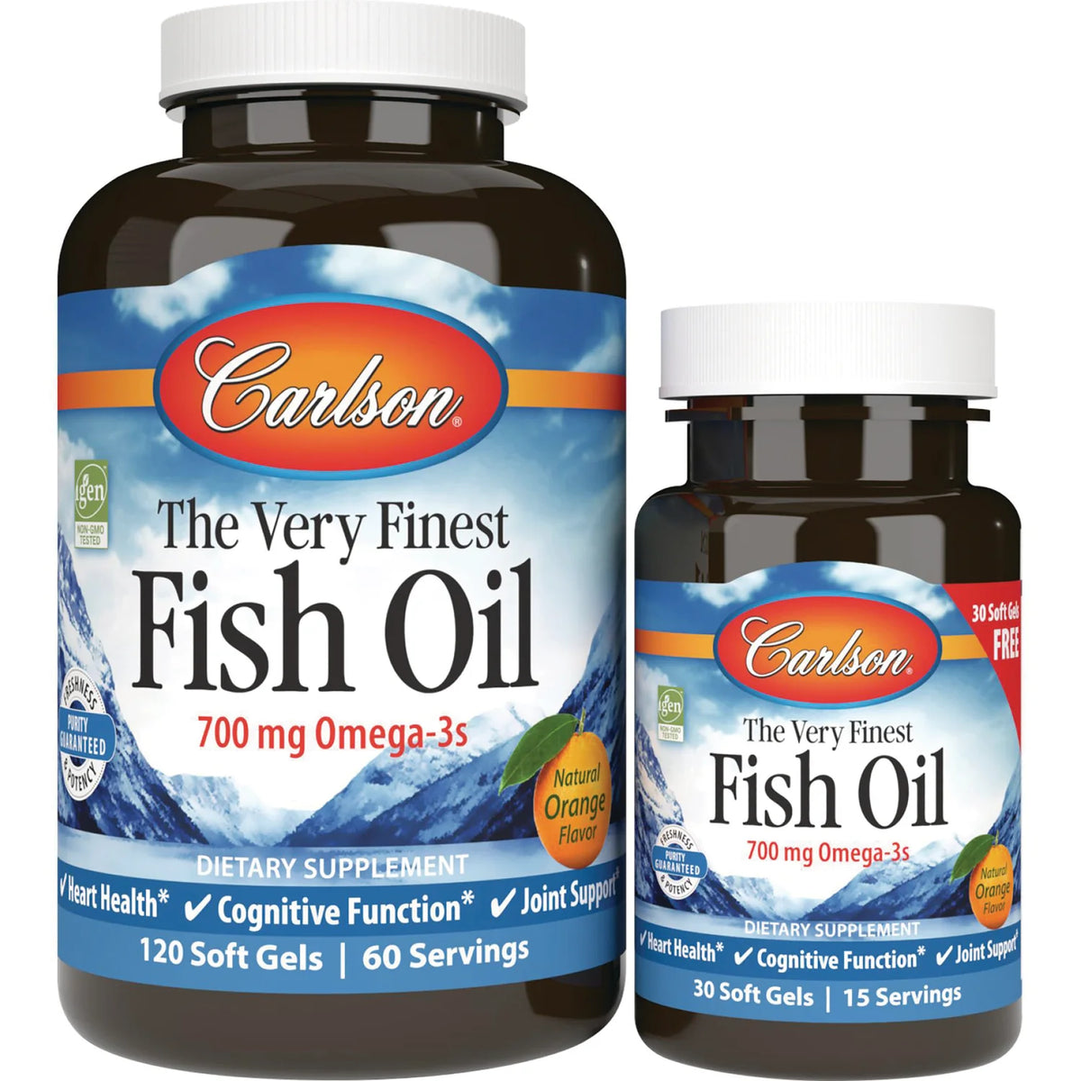 The Very Finest Fish Oil - Orange