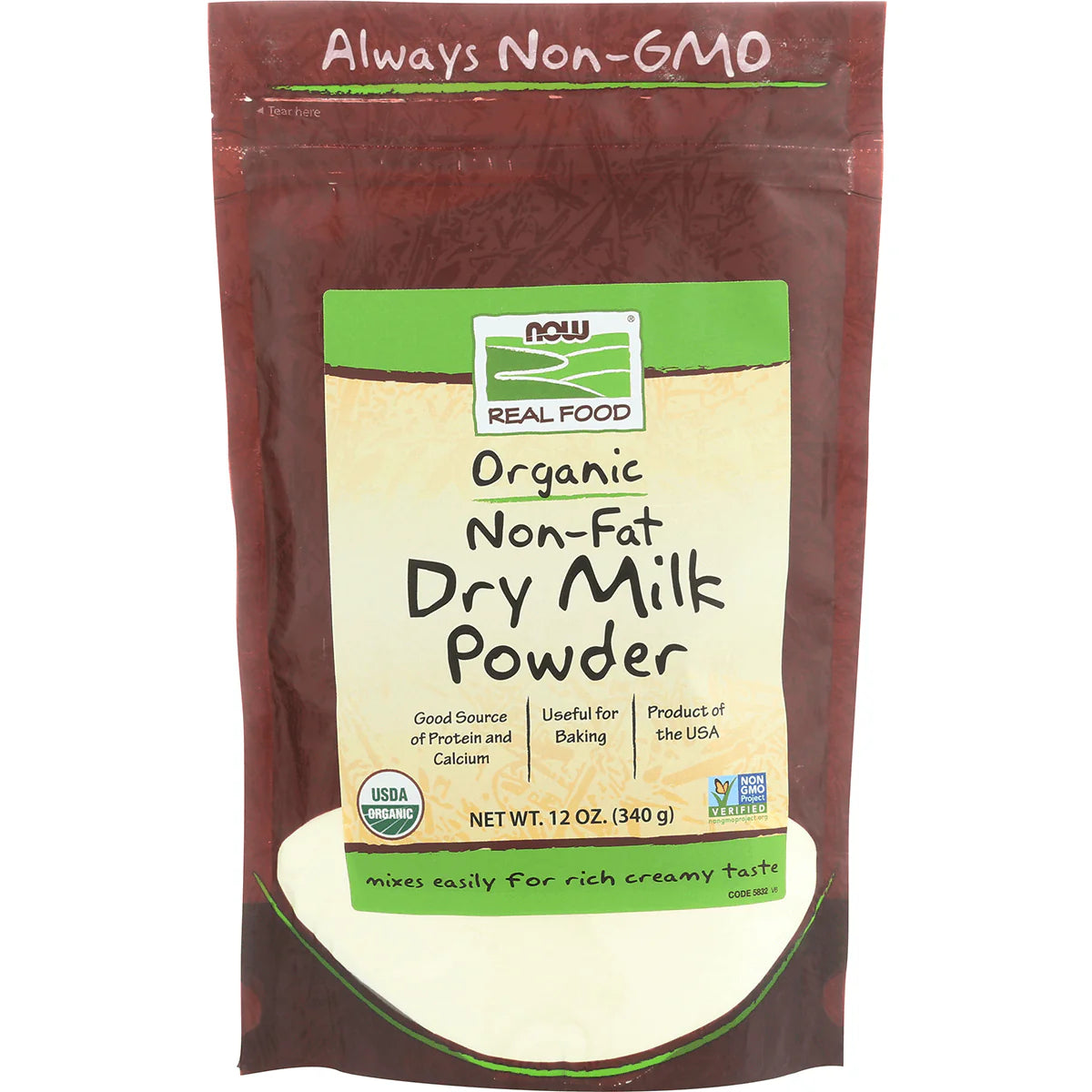 Organic Non-Fat Dry Milk Powder