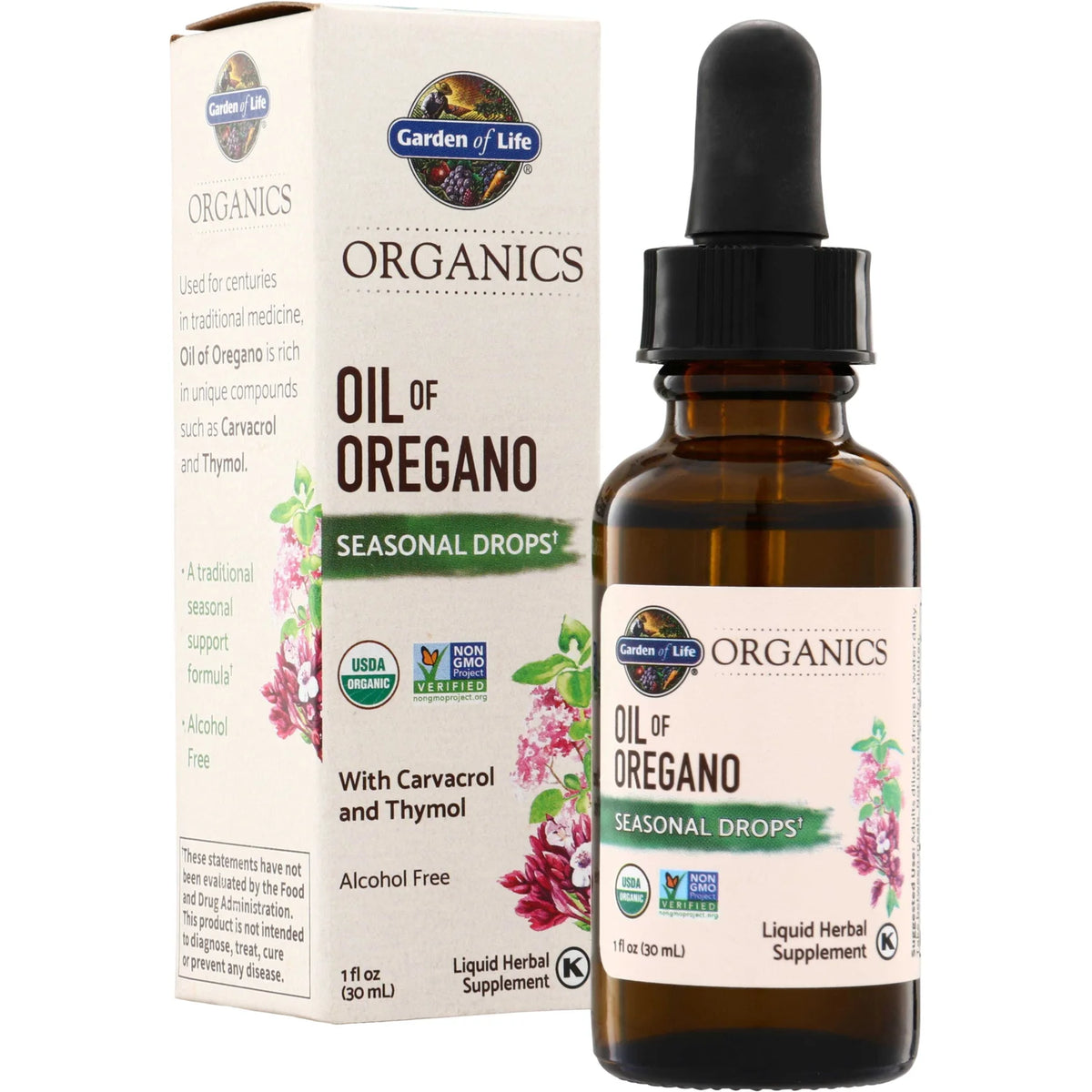 Organics Oil of Oregano Seasonal Drops