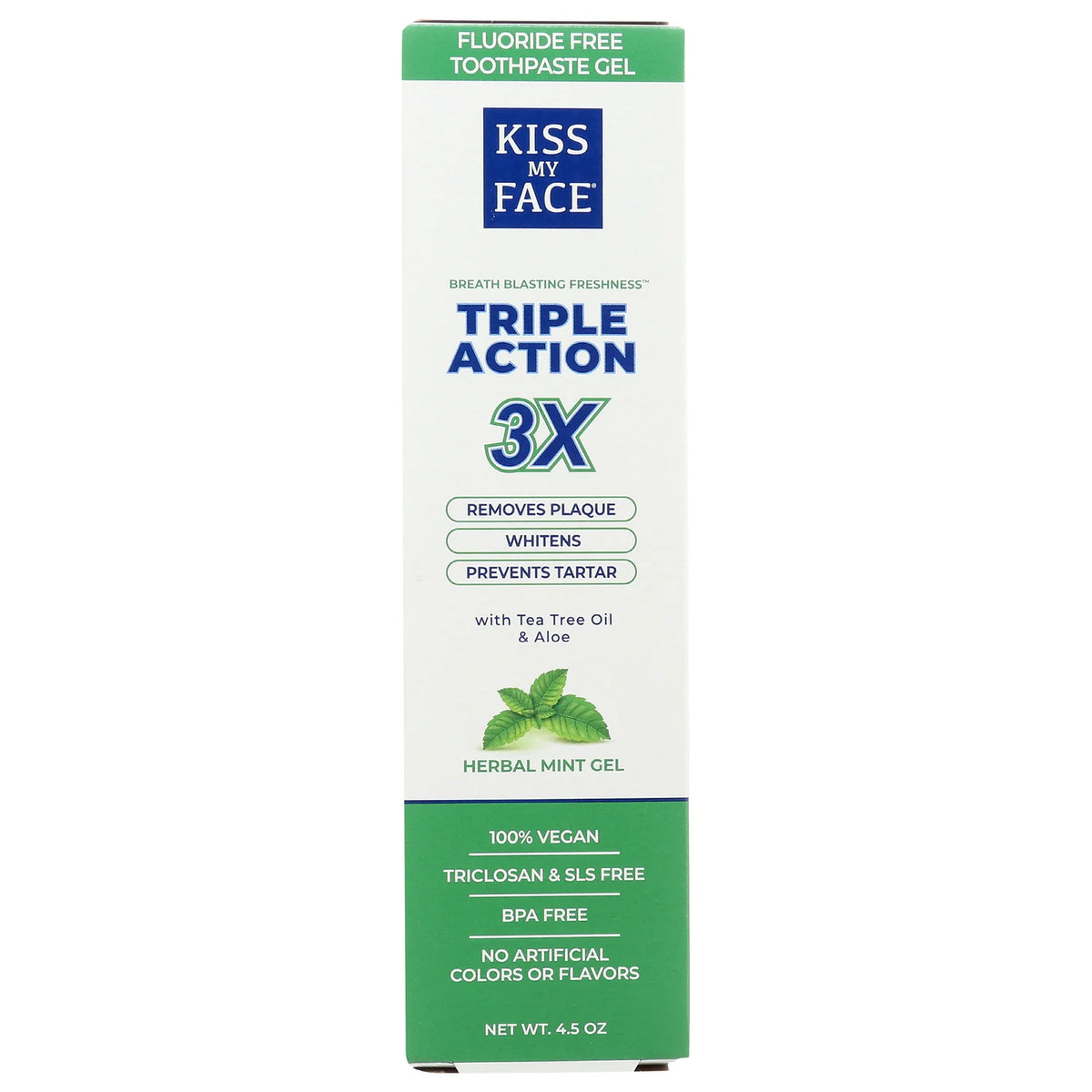 Triple Action Toothpaste - Herbal Mint Gel