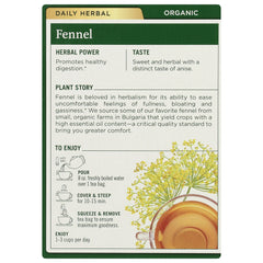 Organic Fennel Tea