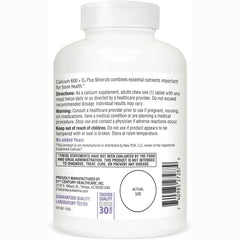 Calcium 600 + D3 Plus Minerals - Fruit Punch