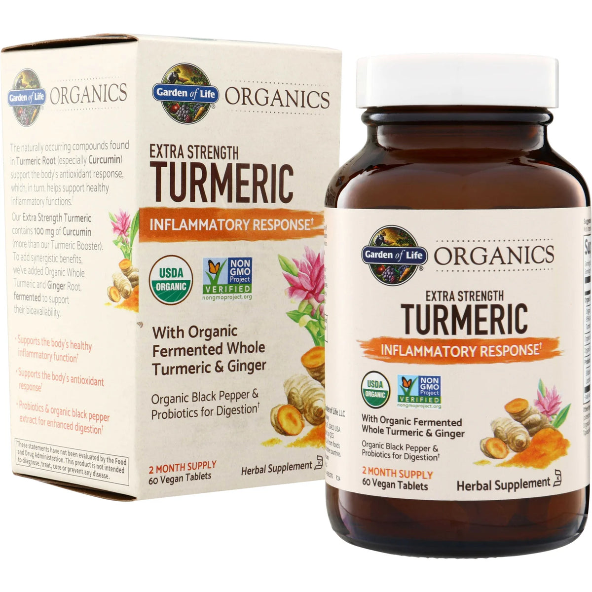mykind Organics Extra Strength Turmeric Inflammatory Response