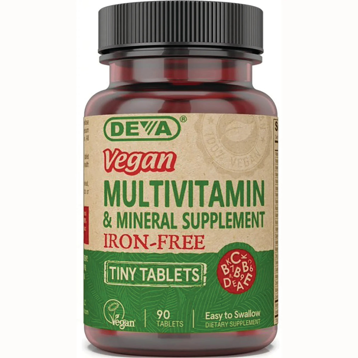 Vegan Multivitamin & Mineral Iron Free Tiny Tablets