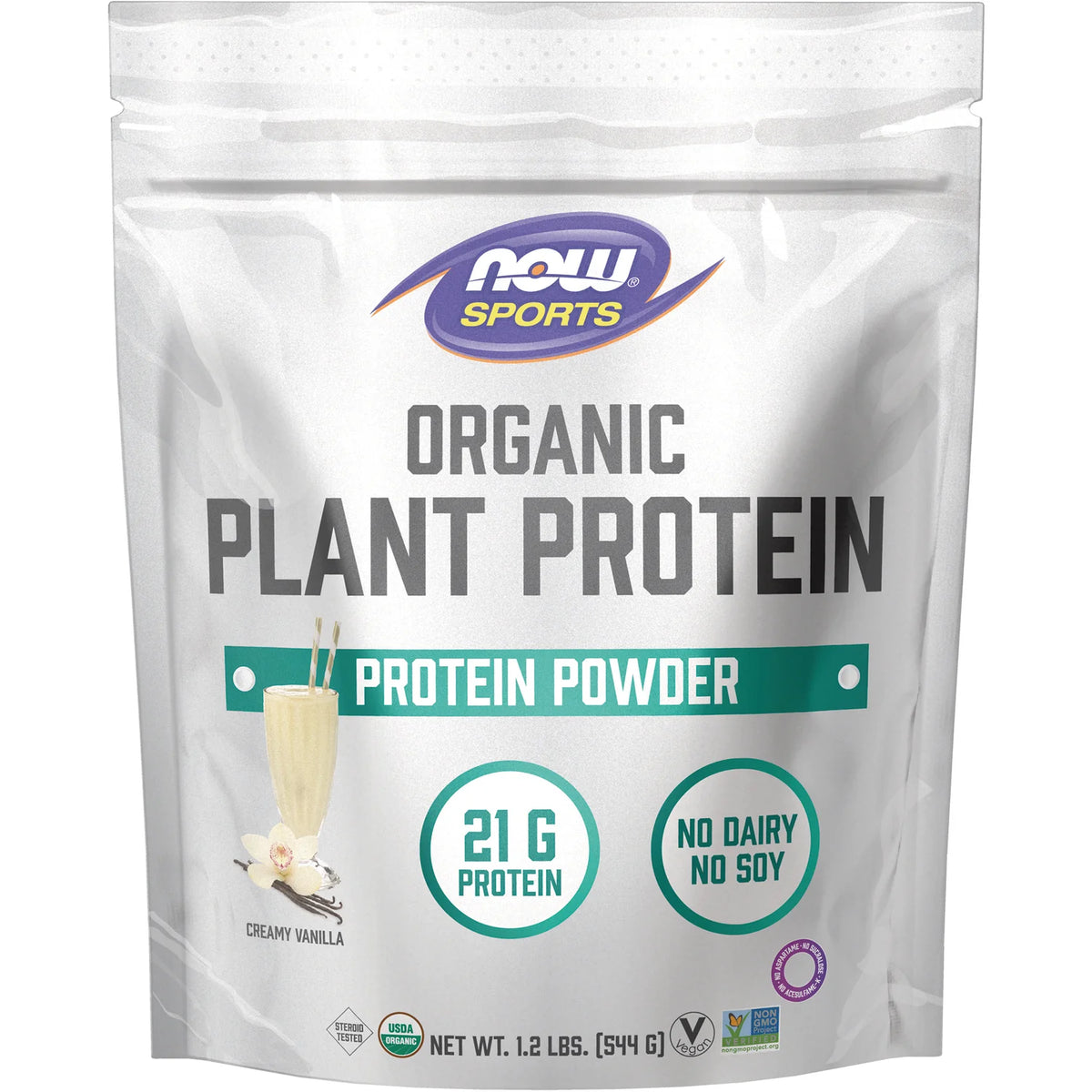 Organic Plant Protein Powder - Creamy Vanilla