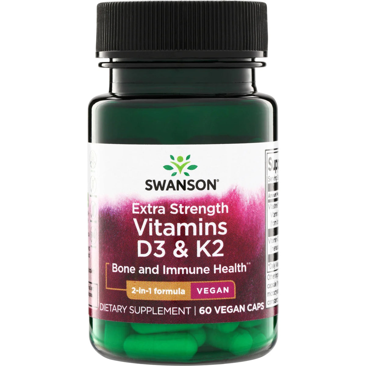 Extra Strength D3 & K2 - 5,000 IU & 100 mcg